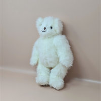 1980s Joan Chesney Jointed White Plush Teddy Bear