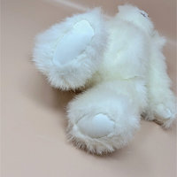 1980s Joan Chesney Jointed White Plush Teddy Bear