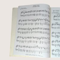 1951 The Messiah Selections Piano Book G.F. Handel Sotfcover Book