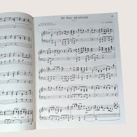1951 The Messiah Selections Piano Book G.F. Handel Sotfcover Book