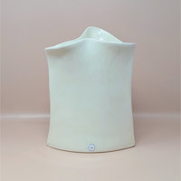 2005 Blue Sky Lund Signed Porcelain Face Vase