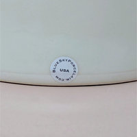 2005 Blue Sky Lund Signed Porcelain Face Vase