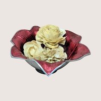Julia Knight Enamel Flower Bowl