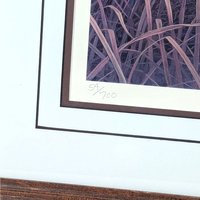 1980s Rhynard Klingbeil Mallards at Sunset Framed Signed Numbered Print