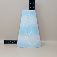 1980s Southwest Sgraffito Studio Vase