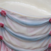 1950s Andrea Ceramic Victorian Lady Powder Box