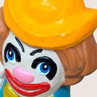 Vintage Ceramic Double Sided Laughing Crying Clown Bank Pair