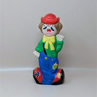 Vintage Ceramic Double Sided Laughing Crying Clown Bank Pair