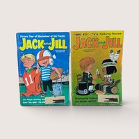 1960s Jack and Jill Magazine Vintage Childrens Ephemera Lot of 9