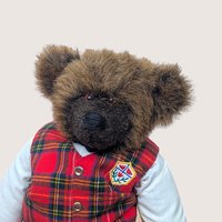 1990s Mary L Thiele Artist Teddy Bear Ted Edward Jointed Plush