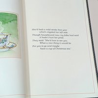 1982 A Cup of Christmas Tea Autographed Hardcover Book