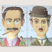 1995 Famous Faces Norman Messenger Hardcover Book