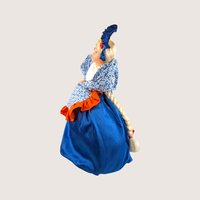1970s Handmade Dutch Girl Tea Cozy Doll