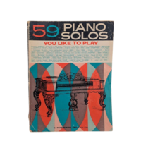 1936 Piano Solos Sheet Music Book, Vintage G. Schirmer Collection, 59 Easy to Play Pieces, Gift for Pianist