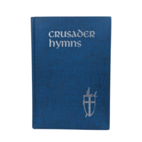 1966 Crusader Hymns Hardcover Book, Vintage Religious Hymnal, Christian Music Collection, Gift for Church Musician, Hymn Book