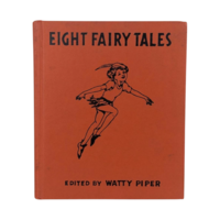 1938 Eight Fairy Tales Watty Piper, Antique Children's Book, Kate Cox Goddard, Illustrated Stories, Collectible Fairytales