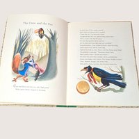 1957 The Fables of La Fontaine Simonne Baudoin Hardcover Book