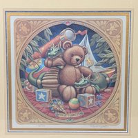 1990 Signed and Numbered Randal Spangler The Draglings Story Framed Print