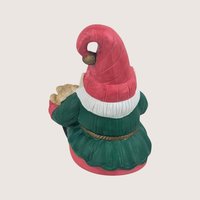 Vintage Ceramic Santa Elf Music Box