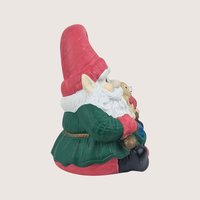 Vintage Ceramic Santa Elf Music Box