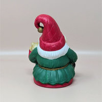 Vintage Ceramic Santa Elf Music Box