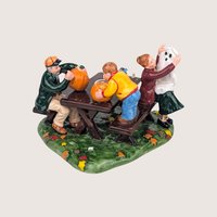 1999 Dept. 56 Preparing for Halloween 2 Piece Figurine Set