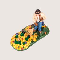 1999 Dept. 56 Preparing for Halloween 2 Piece Figurine Set