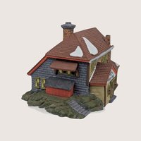 1992 Dept 56 Bluebird Seed and Bulb New England Village Building
