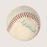 1970s Ted Uhlaender Signed Minnesota Twins Baseball