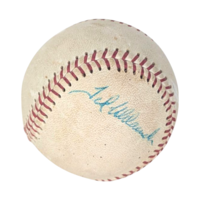 Ted Uhlaender Autographed Baseball,Vintage 70s, MN Twins, Wilson Little League Signed Ball, Display Collectible