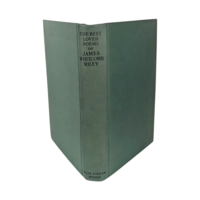 The Best Loved Poems, James Whitcomb Riley, Hardcover, Blue Ribbon Books, Hoosier Poet, American Literature