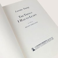 1961 The Things I Had To Learn Loretta Young Hardcover Biography Book