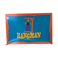 Vintage 1988 Hangman Board Game by Milton Bradley, Complete 80s Word Guessing Game, Family Game Night Toy