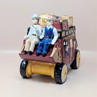 2002 Wells Fargo Stagecoach Ceramic Cookie Jar