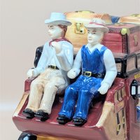 2002 Wells Fargo Stagecoach Ceramic Cookie Jar