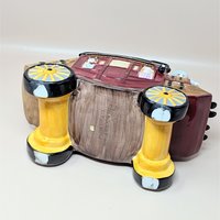 2002 Wells Fargo Stagecoach Ceramic Cookie Jar