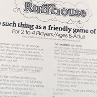1980 Parker Brothers Ruffhouse Game