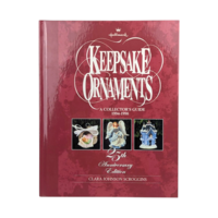 Hallmark Keepsake Ornaments Collector's Guide 1994-1998 Hardcover Book | 25th Anniversary Edition by Clara Johnson Scroggins