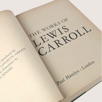 1965 The Works of Lewis Carroll Hardcover Book with Dust Jacket