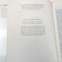 1967 Shelley Poetical Works Hardcover Book with Dust Jacket
