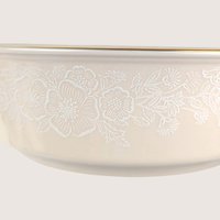 Vintage Lenox Special White Lace Floral Bowl
