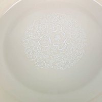 Vintage Lenox Special White Lace Floral Bowl