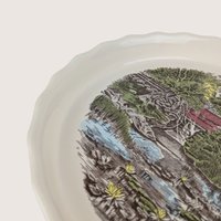 Vintage Johnson Brothers The Friendly Village Ceramic Pie Plate