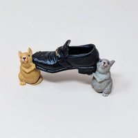 Vintage Dept 56 Santa's Dress Rehearsal Figure Set