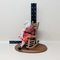 Vintage Dept 56 Santa's Dress Rehearsal Figure Set
