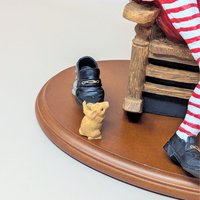 Vintage Dept 56 Santa's Dress Rehearsal Figure Set