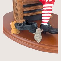 Vintage Dept 56 Santa's Dress Rehearsal Figure Set