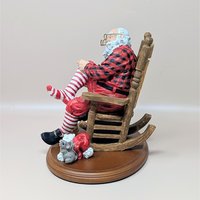 Vintage Dept 56 Santa's Dress Rehearsal Figure Set