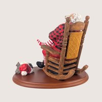 Vintage Dept 56 Santa's Dress Rehearsal Figure Set