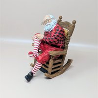 Vintage Dept 56 Santa's Dress Rehearsal Figure Set